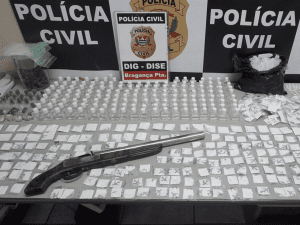Busca e apreensão em Bragança Paulista (Foto: Divulgação / Polícia Civil)