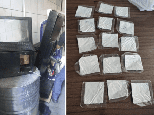 Apreensão de drogas e jogos de azar em Piracaia (Foto: Reprodução / PM)