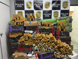 Mais de 1,5 tonelada de maconha é apreendida em Itaí, na rota de Campinas (Foto: Reprodução / Agência SP)