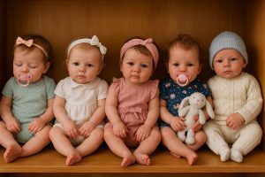 Bebê reborn, bonecos realistas vendidos no Brasil.