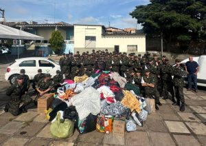 Tiro de Guerra de Bragança ajuda na arrecadação (Foto: Reprodução / SECOM)