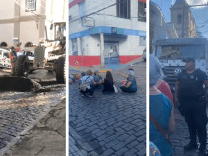 Ministério Público (MP) nega pedido de suspensão imediata do asfaltamento em Piracaia (Foto: Reprodução / redes sociais)