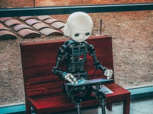 Andrea De Santis Unsplash IA Inteligência Artificial AI robô bot