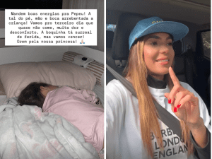 Tays Reis publicou story no Instagram explicando a condição (Foto: Reprodução / Redes Sociais)