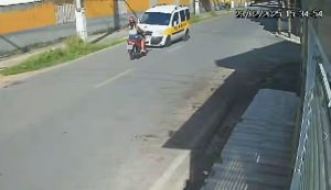 Acidente Itabuna Bahia Moto Van Escolar