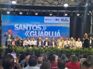 Túnel Edital Santos Guarujá Lula Alckmin Tarcísio