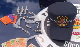 Drogas apreendidas - redes sociais: gcm.socorrosp / divulgação