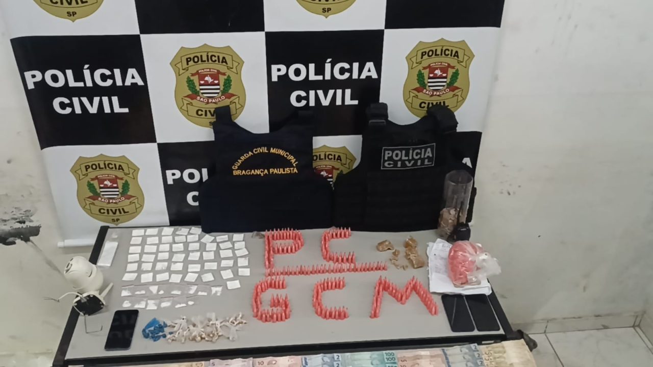 Homem foi preso em Bragança Paulista após denúncia (Foto: SECOM)