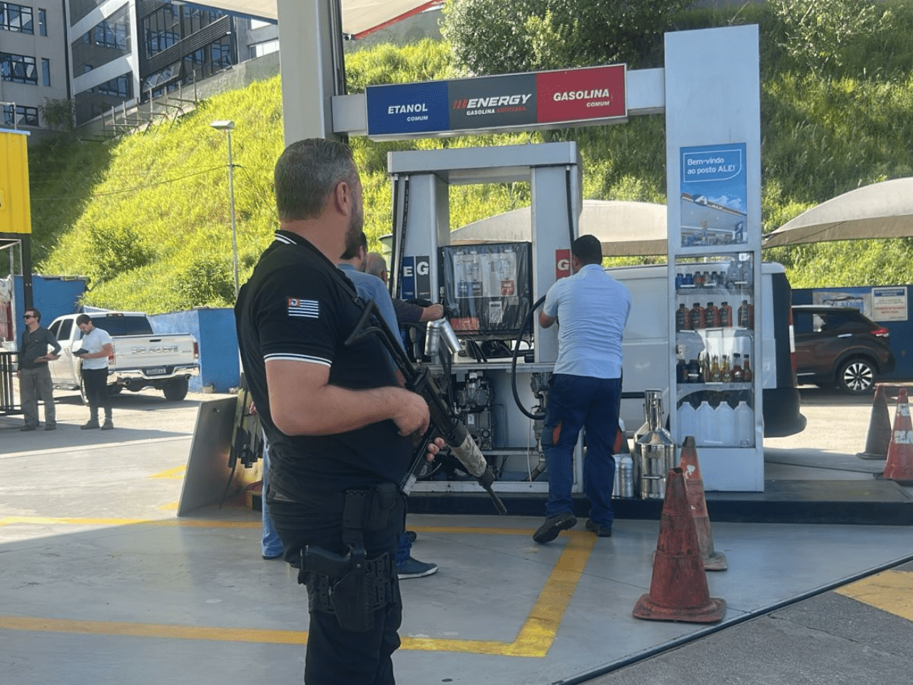 Operação Truque na Bomba fiscaliza postos de Bragança Paulista (Foto: Polícia Civil)