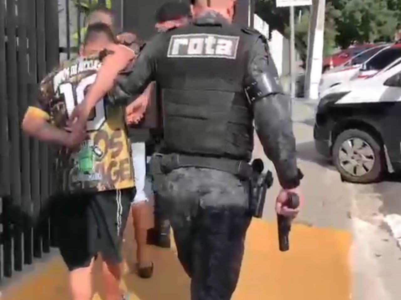 Operação da ROTA em Atibaia (Foto: Reprodução / ROTA)