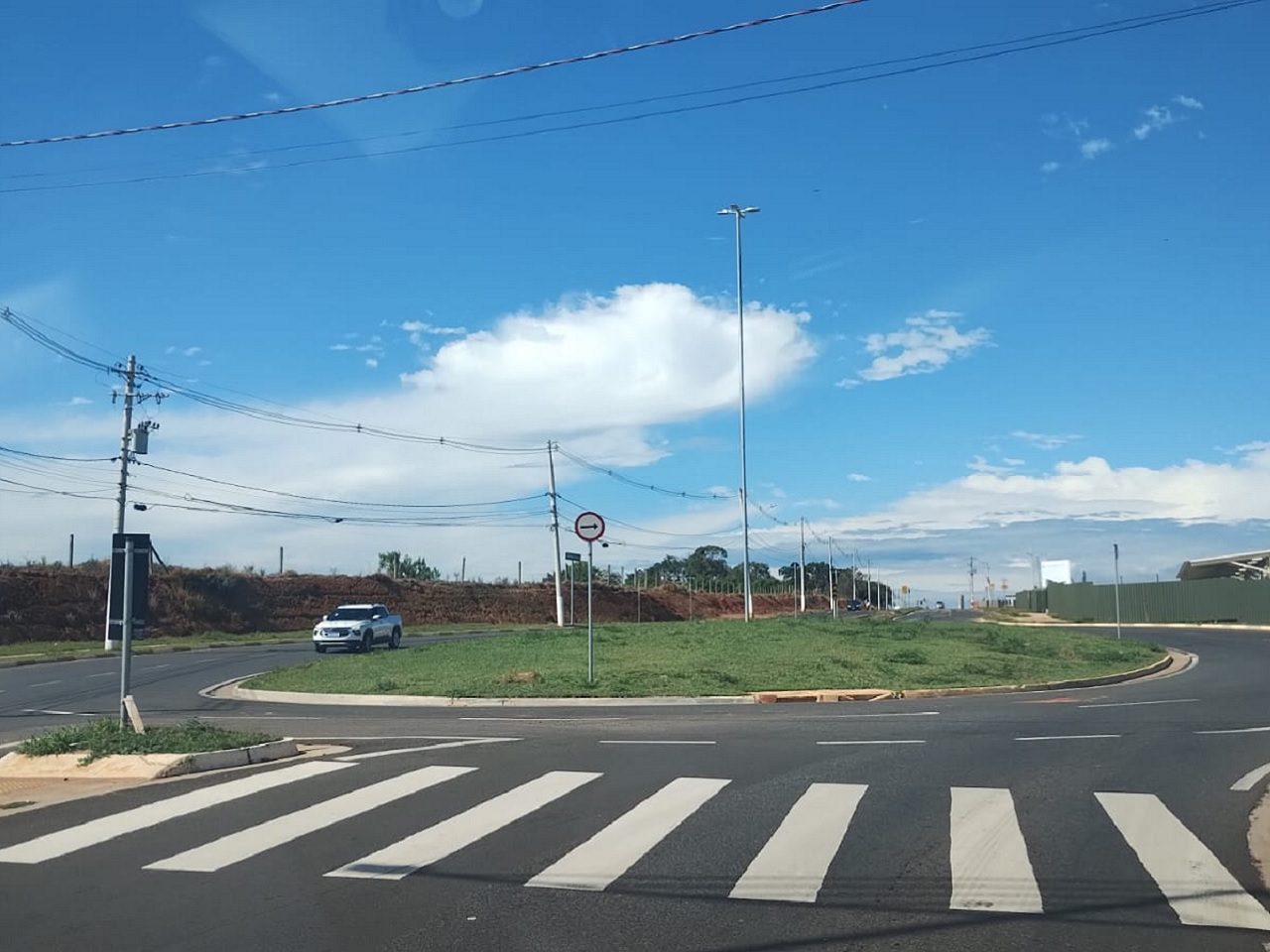 Obras em Hortolândia Avenida Interditada