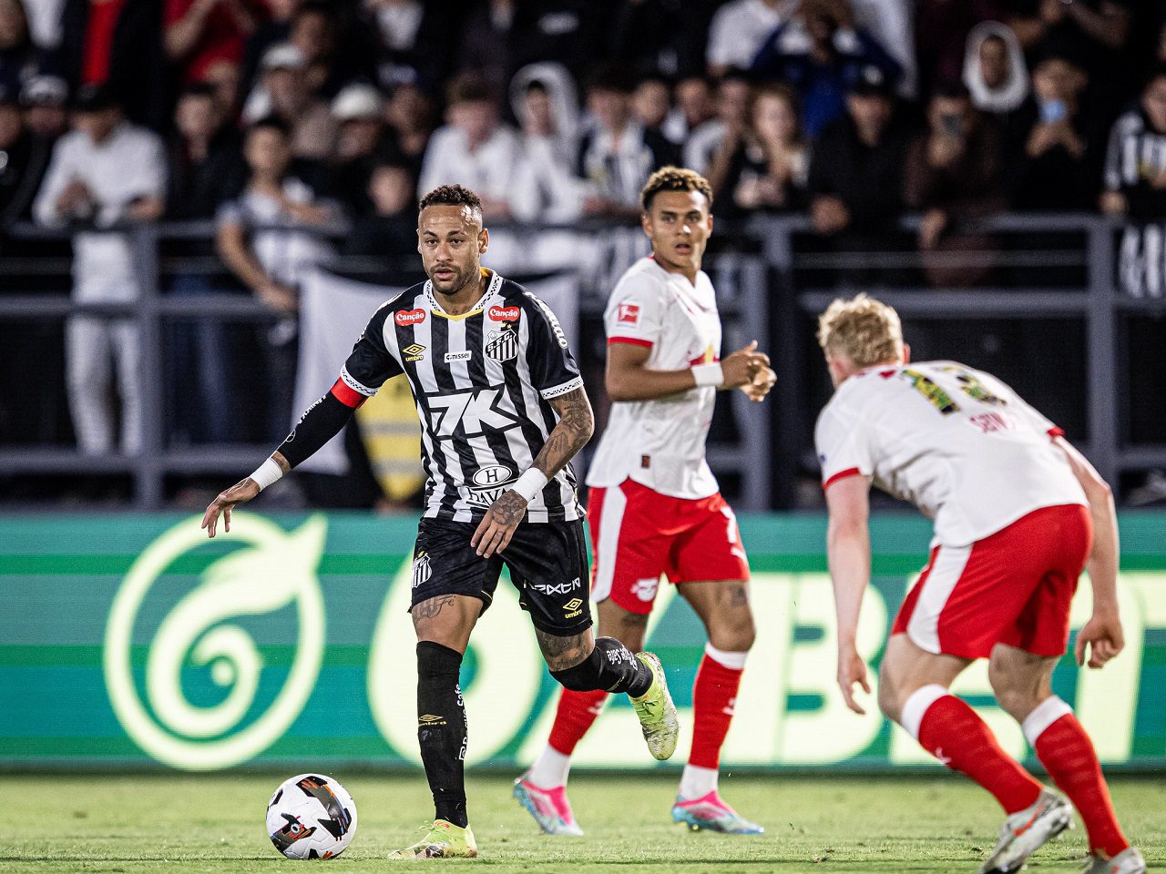 neymar santos rb leipzig amistoso raul baretta santos fc