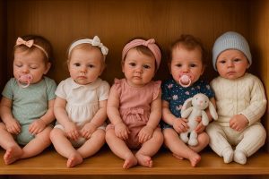 Bebê reborn, bonecos realistas vendidos no Brasil.