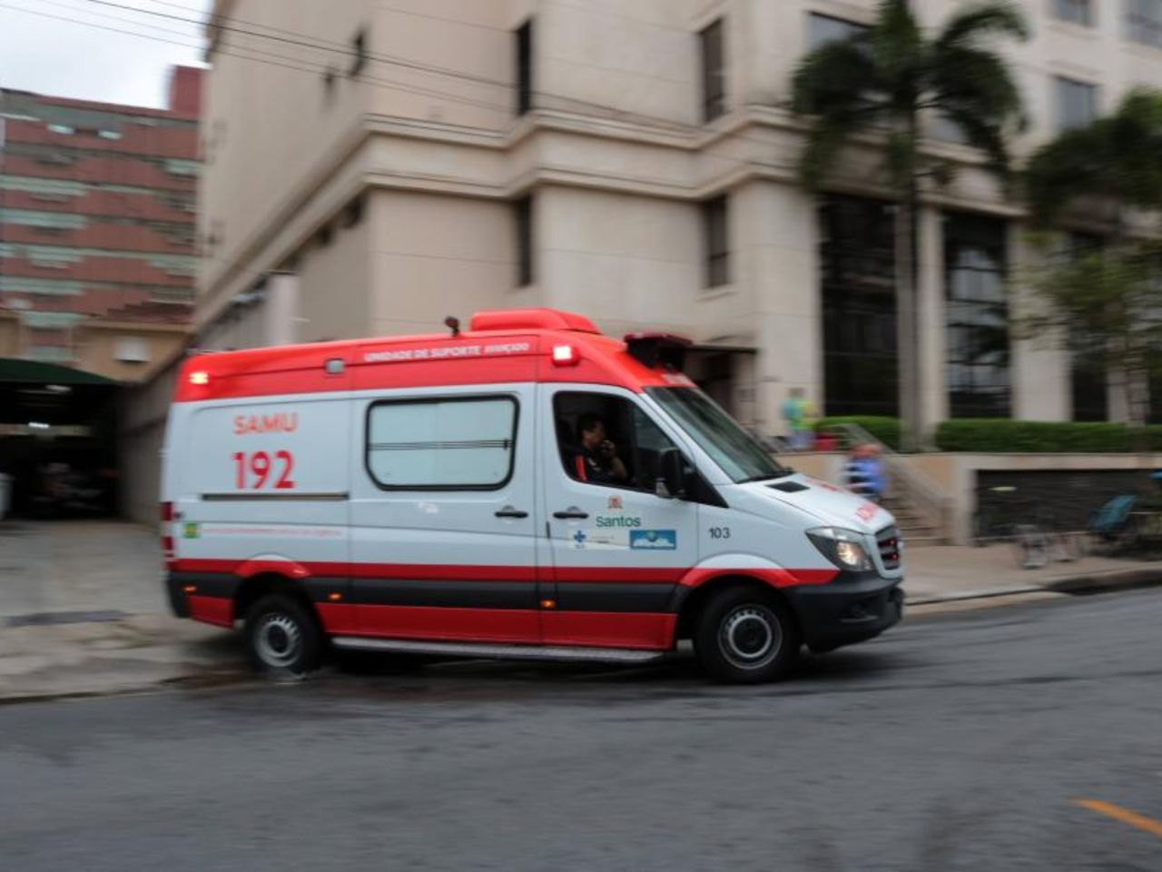 ambulancia samu de santos