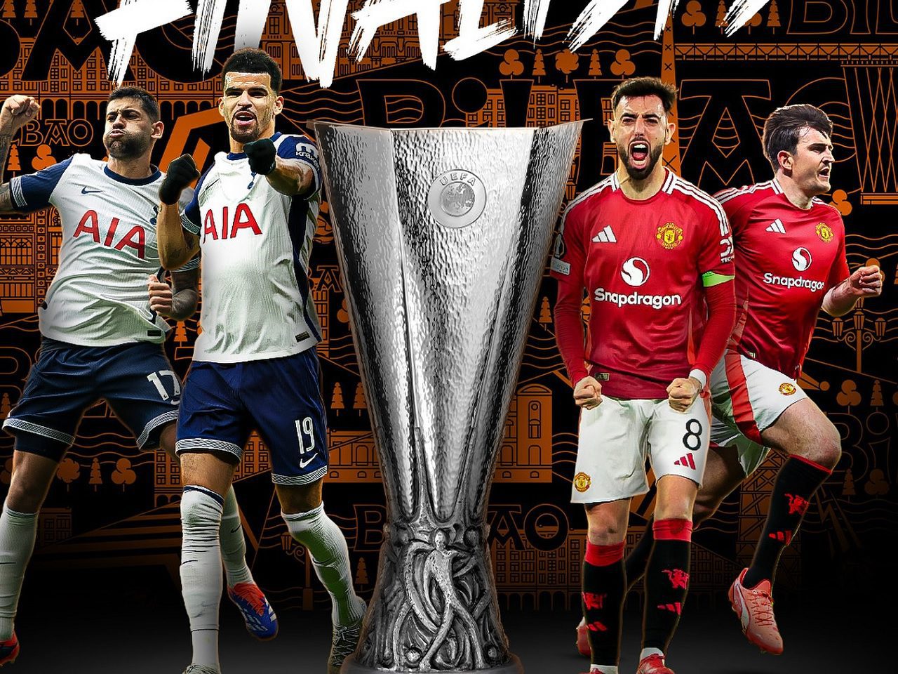Final Liga Europa Manchester United Tottenham Spurs