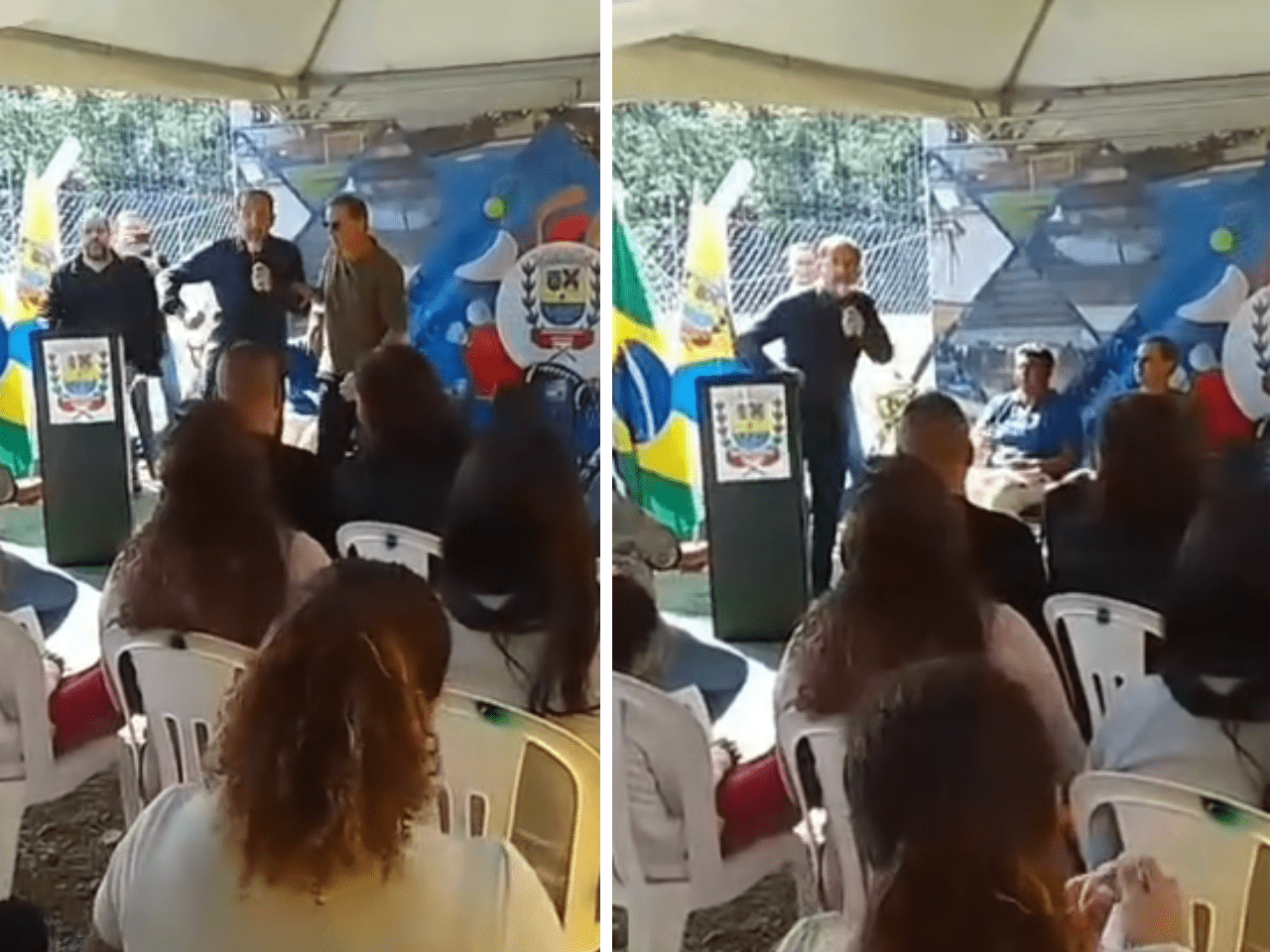 Prefeito de Bragança Paulista discute com vereador (Foto: redes sociais)