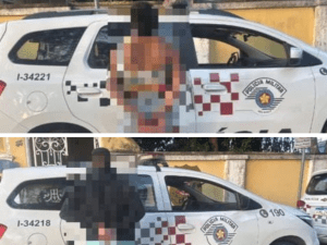 Casal foragido Ã© preso em Amparo (Foto: ReproduÃ§Ã£o / PM)