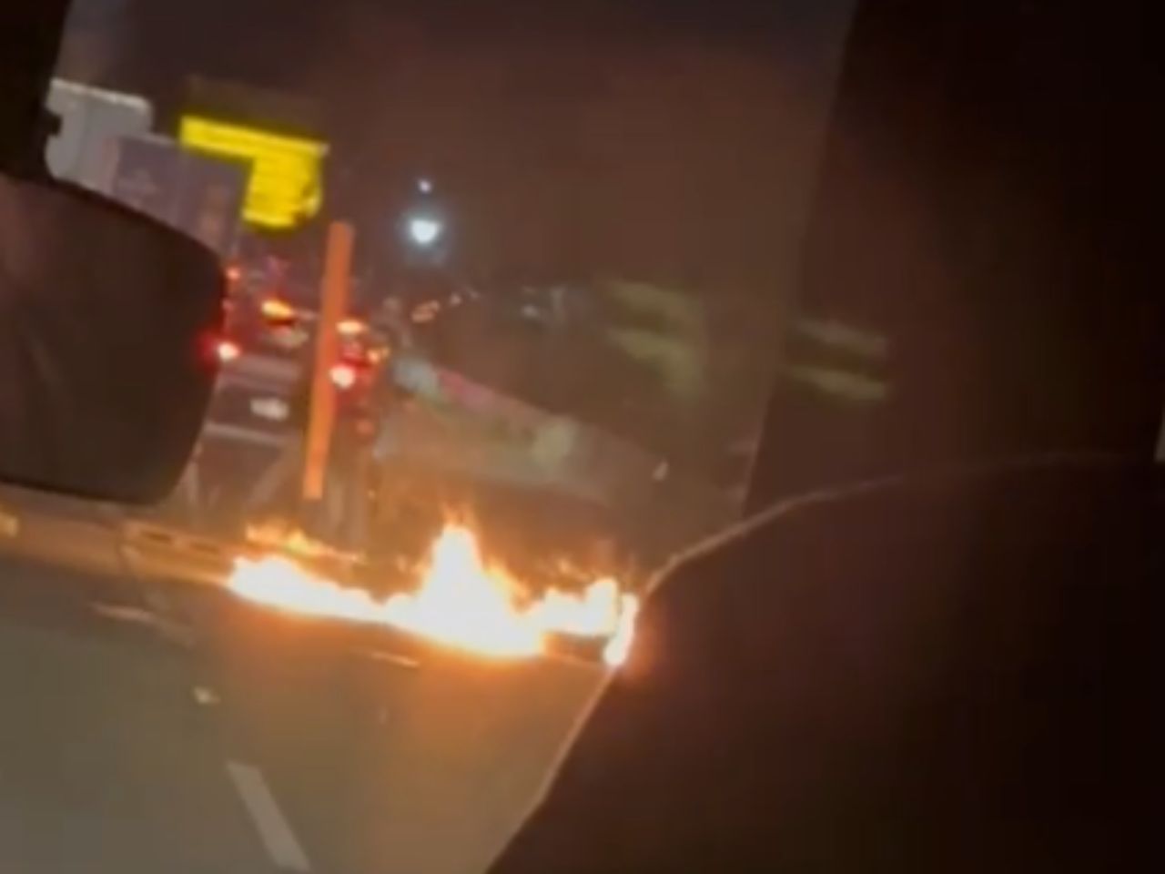 manifestação rodovia dos imigrantes