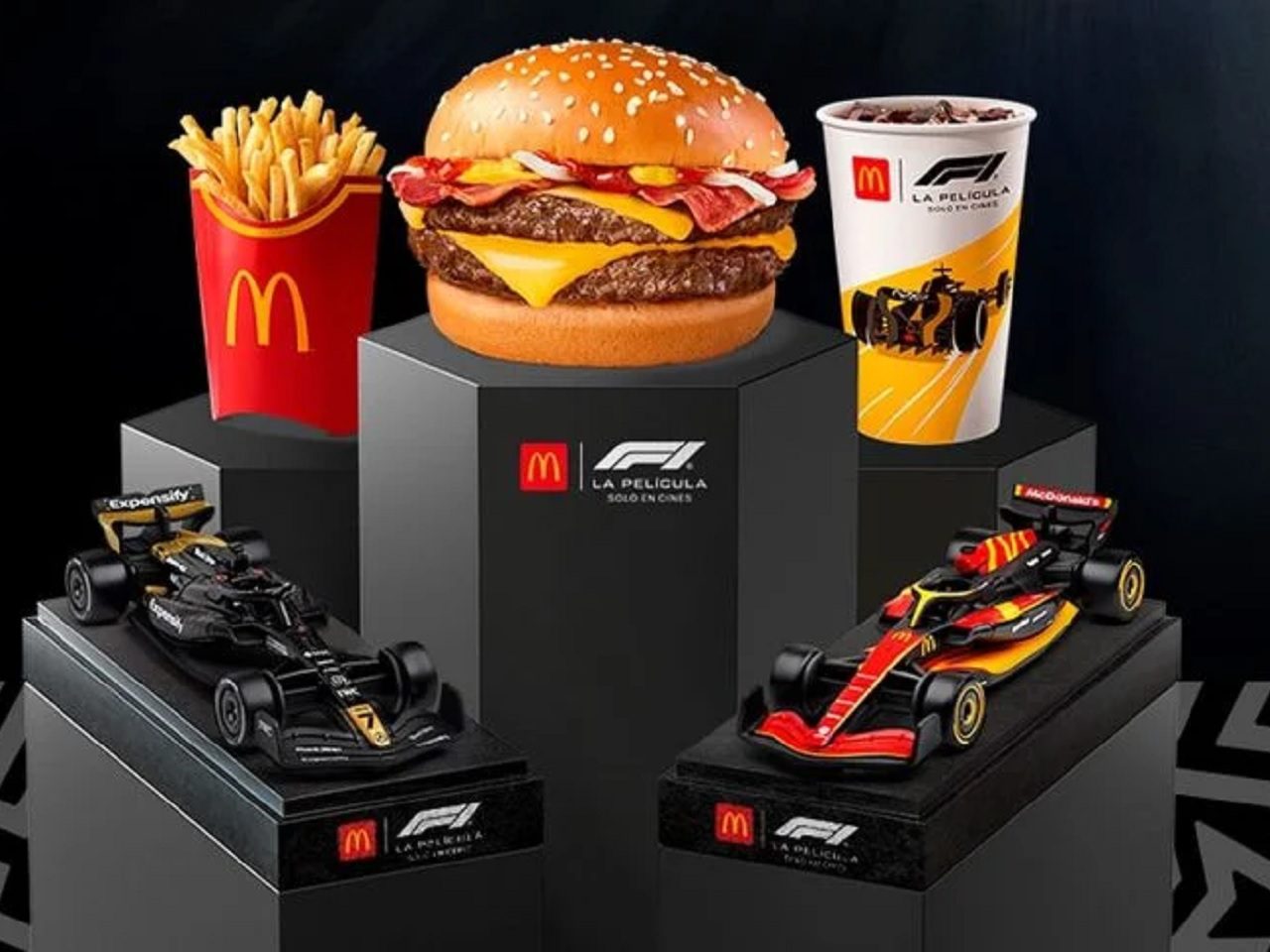 McDonalds McDonald's F1 Fórmula 1 Carrinhos Miniaturas