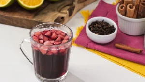 Vinho quente ou quentão na festa junina