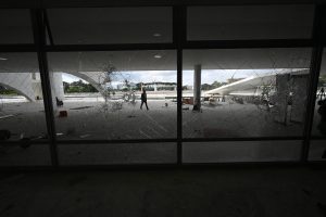 Edifício Sede da Presidência da República Palácio do Planalto sofre destruição nos atos golpistas do dia 08 de janeiro de 2023. Fotos : Cadu Gomes/VPR