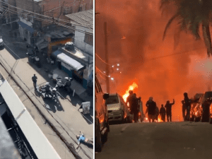 Paraisópolis teve uma madrugada de tensão (Foto: Reprodução / Redes sociais)