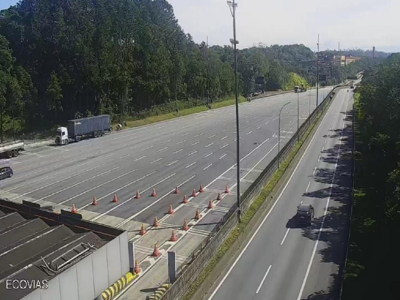 Via Anchieta Interdição Ecovias Bloqueio