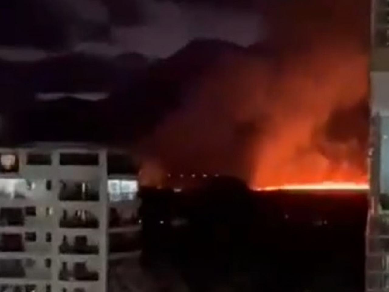 Incêndio em Vargem Grande