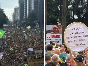 Atos pró-Bolsonaro pedem anistia e criticam Moraes (Foto: redes sociais)
