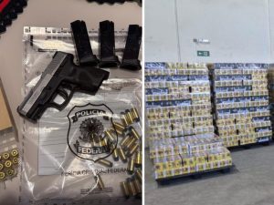 PF prende suspeitos de favorecer esquema clandestino de cigarros (Foto: divulgação / PF)