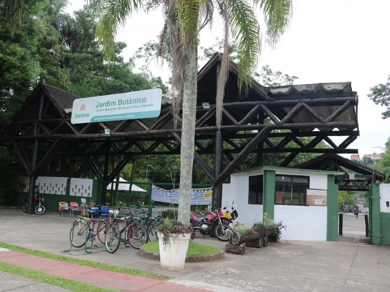 Jardim Botânico de Santos Horto de Santos Zona Noroeste de Santos Arquivo Prefeitura de Santos