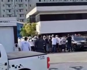 torcedores do Santos protesto
