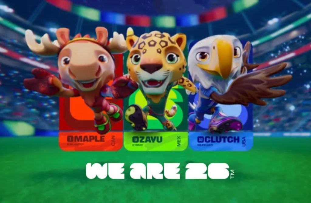 mascotes da Copa do Mundo 2026