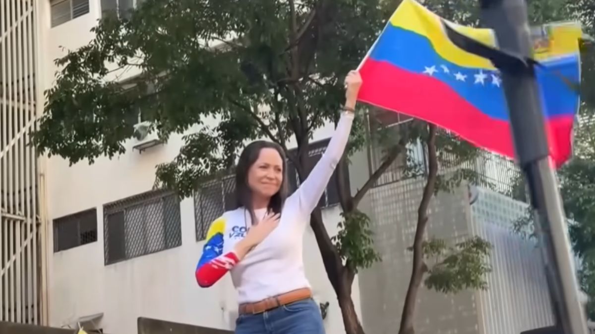 Prêmio Nobel da Paz é dado à líder da oposição na Venezuela (Foto: reprodução / SBT News)