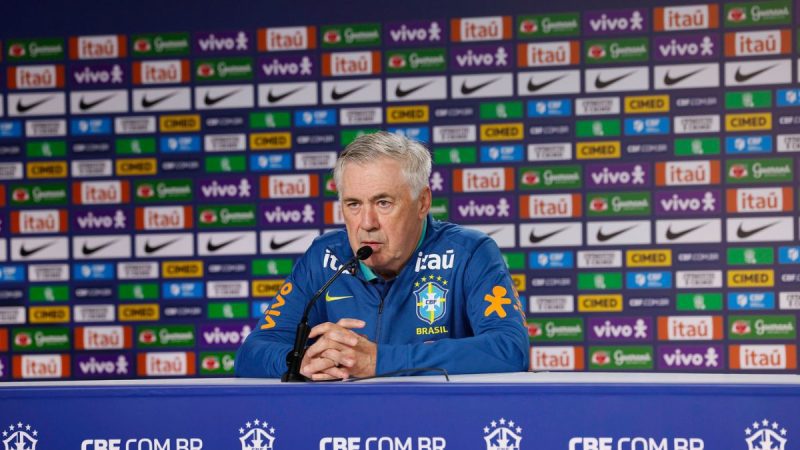 Ancelotti fará convocação para amistosos contra Senegal e Tunísia em novembro