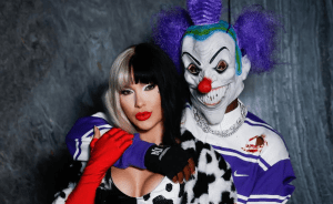 Virginia compartilha as primeiras fotos de sua festa de Halloween em Madrid