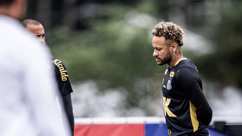 Com dores no joelho, Neymar desfalca o Santos contra o Internacional