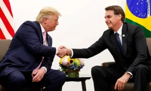 Trump comenta prisão de Bolsonaro: “É uma pena”; ex-presidente foi preso pela PF (Foto: Alan Santos)