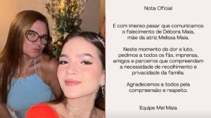 Mãe da atriz Mel Maia é encontrada morta no Rio de Janeiro