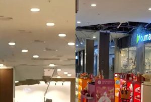 parte do teto do shopping piracicaba desabou