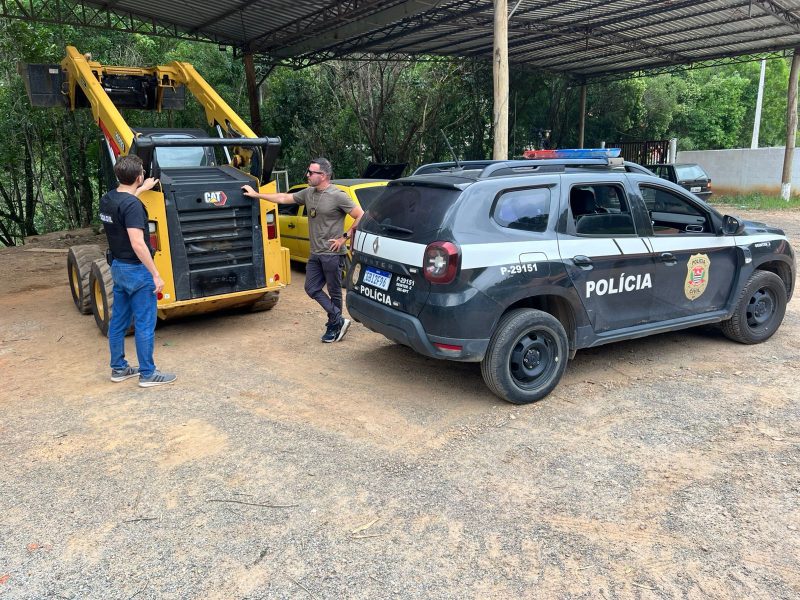 Polícia de Bom Jesus dos Perdões recupera R$ 500 mil em máquinas furtadas