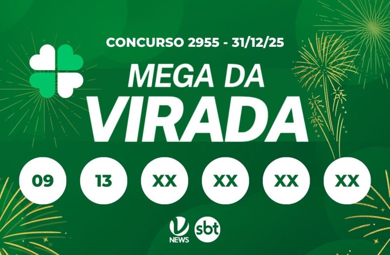 Saiu! Confira o resultado da Mega da Virada que vai pagar R$ 1 bilhão hoje