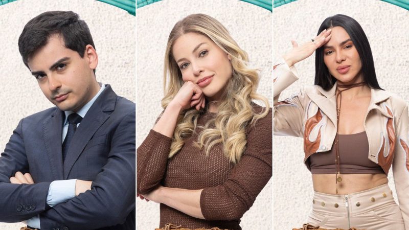 A Fazenda: Dudu, Saory e Tàmires disputam prova do Fazendeiro; vote na enquete
