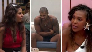 BBB 26: madrugada tem treta, choro por votos e sister chamada de cobra. Fotos: Reprodução / Globoplay