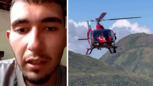 "Com roxo no corpo": veja como está o jovem encontrado após 5 dias perdido