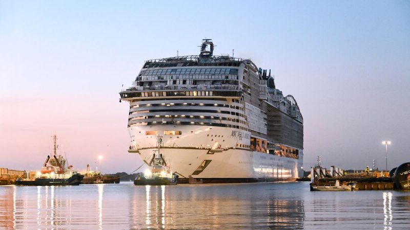 Pode usar óculos inteligentes em cruzeiros? MSC explica regras. Foto: Divulgação / MSC Cruzeiros / Bernard Biger/Chantiers de l'Atlantique
