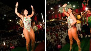 Paolla Oliveira em ensaio da Grande Rio - Carnaval 2026