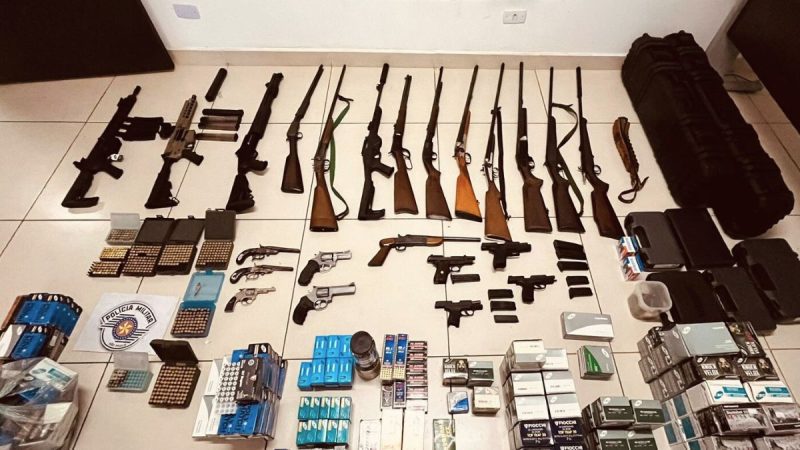 Polícia encontra mais de 20 armas e 11 mil munições em imóvel de Sumaré