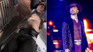 Luan Pereira passa mal em show