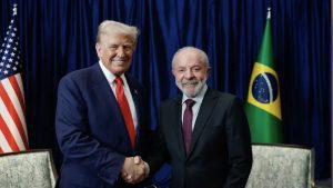 Trump e Lula em acordo